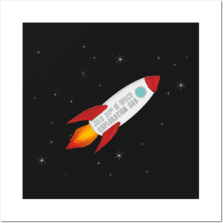 Space Exploration Day Posters and Art